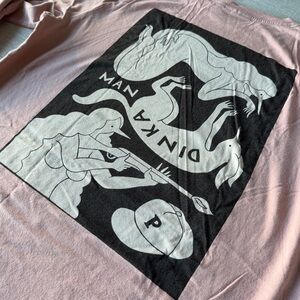Parra Mandinka Pink Graphic Long Sleeve Shirt